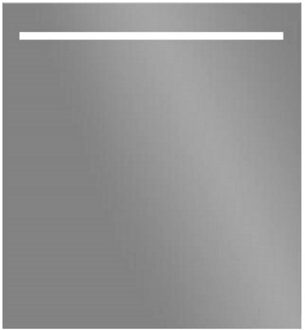 Sanilux LED Spiegel Sanilux Aluminium met Onderverlichting 80x70 cm Inclusief Spiegelverwarming