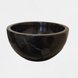 Sanilux Opzetfontein Waskom Sanilux Emperador Marmer Black Zwart