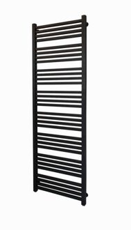 Sanilux Radiator Sanilux Block 150x50 cm 927Watt Onder Aansluiting Mat Zwart Sanilux