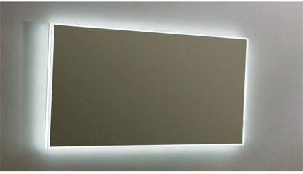 Sanilux Spiegel Sanilux Mirror Infinity 140x70x4,1 cm Aluminium met LED Verlichting en Schakelaar