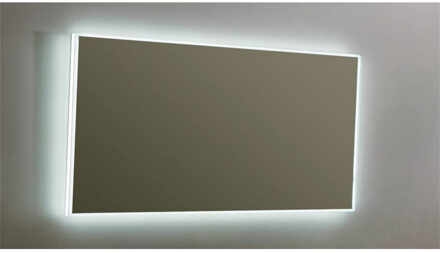 Sanilux Spiegel Sanilux Mirror Infinity 140x70x4,1 cm Aluminium met LED Verlichting en Spiegelverwarming