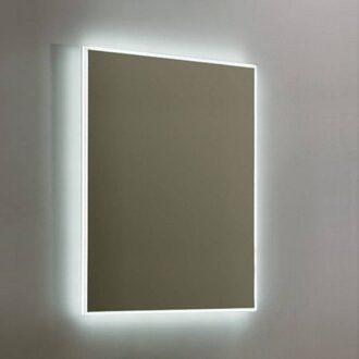 Sanilux Spiegel Sanilux Mirror Infinity 58x80x4,1 cm Aluminium met LED Verlichting en Spiegelverwarming
