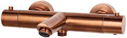 Sanilux Thermostatische Badmengkraan Sanilux Peralta Opbouw Rond Brons