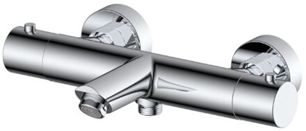 Sanilux Thermostatische Badmengkraan Sanilux Peralta Opbouw Rond Chroom