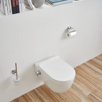 Sanilux Wandcloset - Hangend Toilet Easy Flush Slim met Bidet