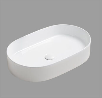 Sanilux Waskom Sanilux Opus Keramiek Met Extra Dunne Rand Wit