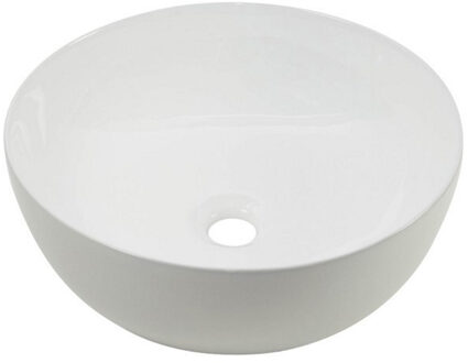 Sanilux Waskom Sanilux Pisa Keramiek Met Extra Dunne Rand 40,5x14 cm Wit