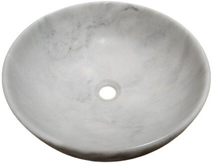 Sanilux Waskom Sanilux Wander Marmer Rond Imperial White Wit