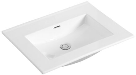 Sanilux Wastafel Sanilux Classic 60x47x2,5 cm Keramiek Wit (zonder kraangat)
