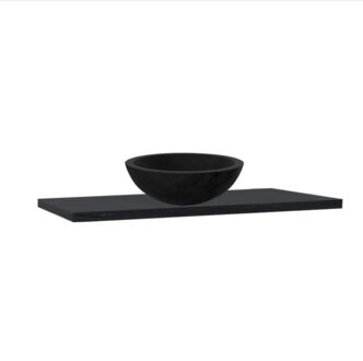 Sanilux Wastafel Sanilux Trend Dynasty 80 Natuursteen 80x47x3 cm Antraciet