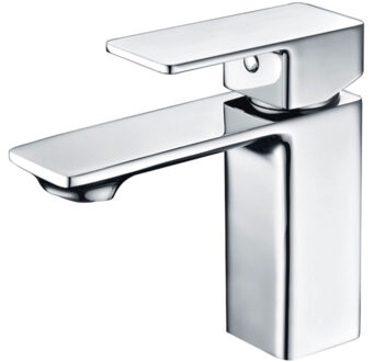 Sanilux Wastafelmengkraan Sanilux Edge Vierkant Chroom