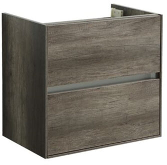 Sanilux Wastafelonderkast Sanilux Compact Greeploos Soft Close 60x38x56 Century Oak