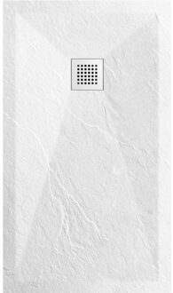 Sanimar Douchetub Sanimar Sanistone 160 x 90 cm Wit