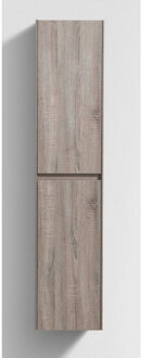 Sanimar Kolomkast Sanimar Murcia Omkeerbaar Rustiek Eiken Licht 160 x 35 x 35 cm Grijs