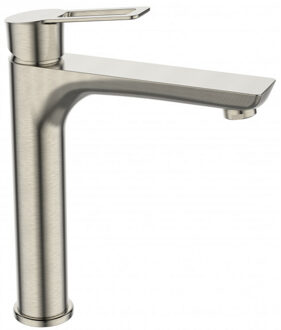 Sanimar Wastafelkraan Sanimar Braga Verhoogd Geborsteld Inox RVS