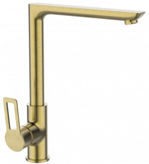 Sanimar Wastafelkraan Sanimar Lagos Geborsteld Messing Sanimar