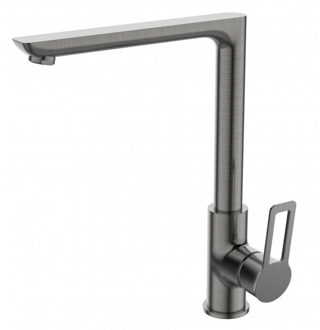 Sanimar Wastafelkraan Sanimar Tirreno Eengreepshendel 29,3 cm Gunmetal Sanimar