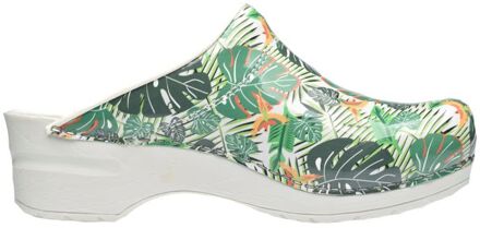 Sanita Flex 314 Wildlife Jungle - Klompen - Groen - 39