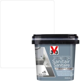 Sanitairverf Renovatie Perfection Wit Zijdeglans 1l