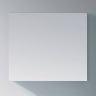 Sanitop Alu spiegel 58x70x2.5cm rechthoek zonder verlichting aluminium