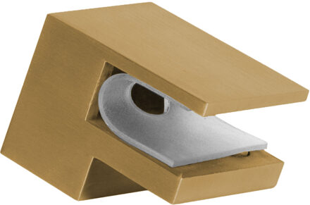 Sanitop BRAUER Void douchecabine met draaideur helder glas 80x80x200 incl. glascoating PVD goud geborsteld