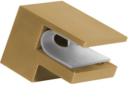 Sanitop BRAUER Void nisdeur 2-delig helder glas 140x200 omkeerbaar met draaideur 70 aan muur incl. glascoating PVD goud