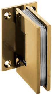 Sanitop BRAUER Void pendeldeuren helder glas 70x200 incl. glascoating PVD goud geborsteld