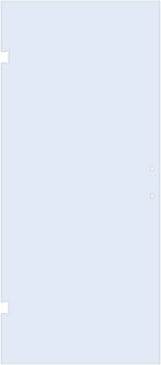 Sanitop Douchedeur Just Creating | Profielloos | 100cm | Omkeerbaar Helder Glas | Nisdeur