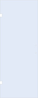 Sanitop Douchedeur Just Creating | Profielloos | 90cm | Omkeerbaar Helder Glas | Nisdeur