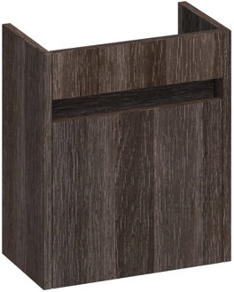 Sanitop Fonteinkast NEXXT Legno Antracite Linksdraaiend Sanitop