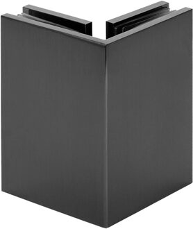 Sanitop Hoekbevestiging Just Creating 2 Stuks t.b.v. W1 en W2 Gunmetal Wit Chroom