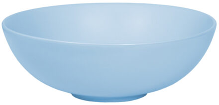 Sanitop Pastello Azzuro opbouw waskom 40x14.5cm keramiek blauw