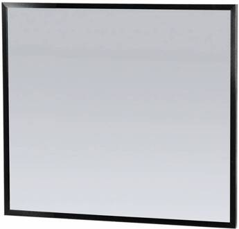 Sanitop Spiegel Sanitop Silhouette 80x70x2.5 cm Aluminium Zwart