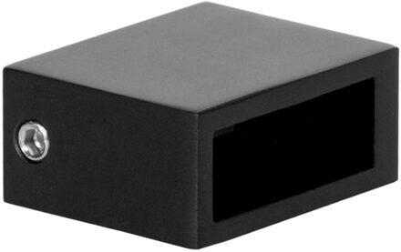 Sanitop Wanddeel Just Creating t.b.v. Stabilisatiestang Mat Zwart