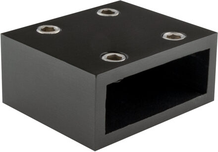 Sanitop Wanddeel PVD gunmetal geborsteld