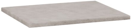 Sanitop Wastafelblad Beton 59.5x45.7x2.5 cm Beton Grijs Sanitop