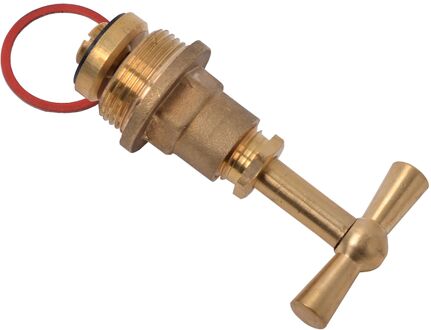 Sanivesk Bovendeel Stopkraan Vlindergreep Messing 15mm