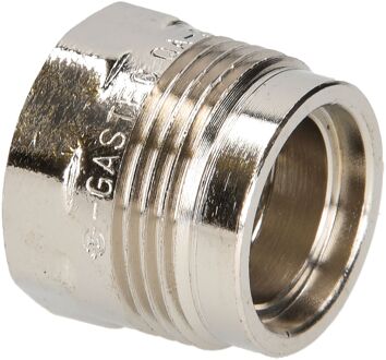 Sanivesk Draad Gas Recht Overgang 3/8"fxm24 Chroom
