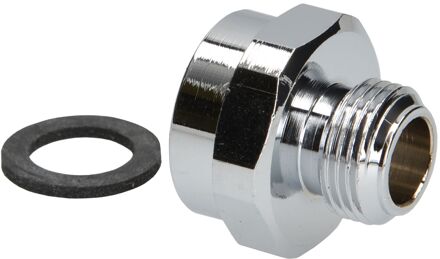 Sanivesk Draad Recht Verloop 1/2"fx3/8"m Chroom