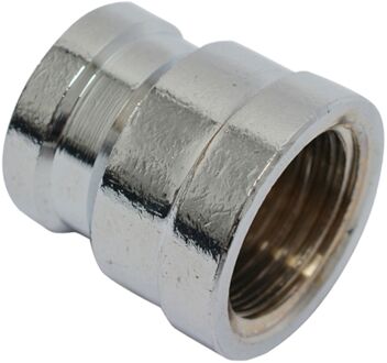 Sanivesk Draad Recht Verloop Chroom 3/4"f X 1/2"f