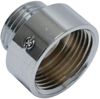 Sanivesk Draad Recht Verloop Chroom 3/4"f X 1/2"m