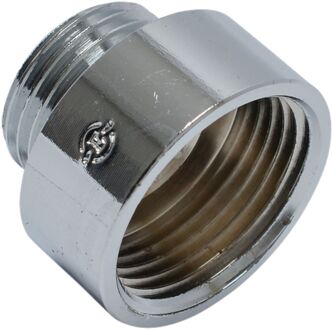 Sanivesk Draad Recht Verloop Chroom 3/8"m X 1/2"f