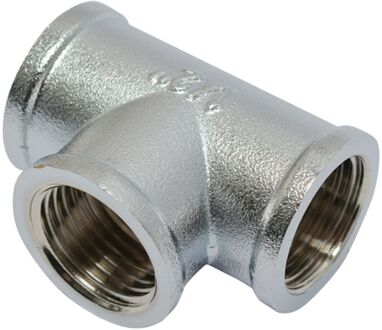 Sanivesk Draad T-stuk Chroom 1/2"f X 1/2"f X 1/2"f