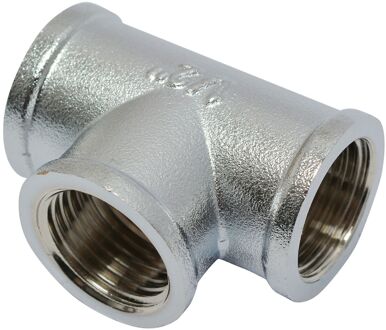 Sanivesk Draad T-stuk Chroom 3/8"f X 3/8"f X 3/8"f