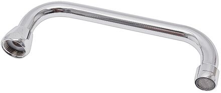 Sanivesk Draaibare Bovenuitloop U-vorm 200mm Chroom