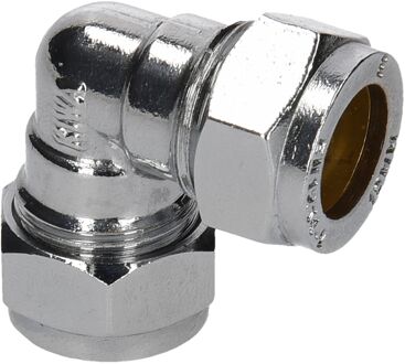 Sanivesk Knel Knie Chroom 22x22mm