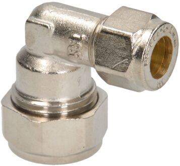 Sanivesk Knel Knie Verloop Chroom 15x10mm