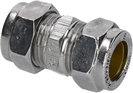 Sanivesk Knel Recht Chroom 15x15mm