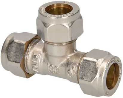 Sanivesk Knel T-stuk Chroom 12x12x12mm