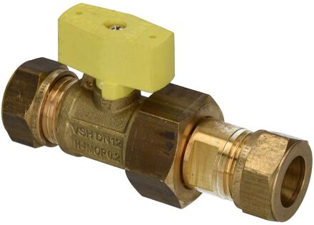 Sanivesk Kogelkraan Gas Knel 15x15mm Vlinder